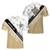 Timeless Style - New Orleans Saints 3D Button-Up Polo Shirt