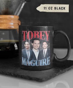 Tobey Maguire Tribute Coffee Mug, Bully Maguire Retro 90s Mug, Tumbler, Tom Holland, Andrew Garfield Gift