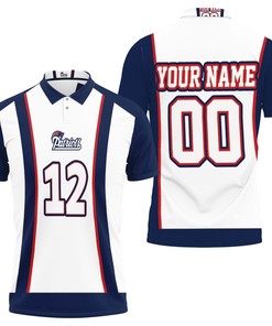 Tom Brady 12 Football Fans - Personalized 3D Polo Shirt For New England Patriots Fans