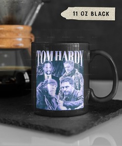 Tom Hardy Retro Vintage Mug | Homage to Tom Hardy Fan | 90s Tea Cup | Tom Hardy Merchandise