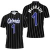Tracy Mcgrady Orlando Magic 2003-04 Classics Black Jersey-Inspired Polo Shirt