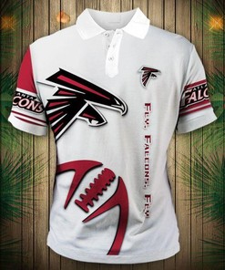Trendy And Stylish: Atlanta Falcons Zigzag Casual Polo Shirt With 3D Print
