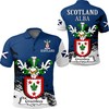 Trendy Scottish Family Crest Polo Shirt - Show Your Love For Golf And Heritage