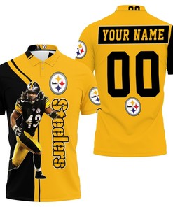 Troy Polamalu 43 Player 2020 Nfl Season Polo Shirt - Pittsburgh Steelers Fans Gift