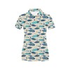 Tuna Fish Print Women'S Polo Shirt, Perfect Gift For Seafood Lovers