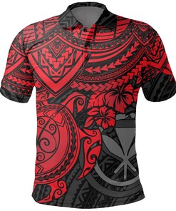 Turtle Hibiscus Golf Polynesian Polo Shirt Summer Gift For Men