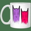 Two Crazy Cats Valentines Day Coffee Mug Set