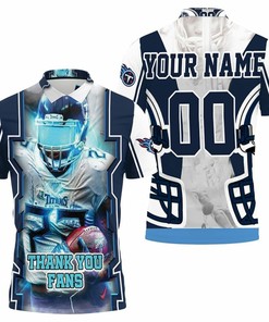 Tye Smith 23 Tennessee Titans Super Bowl 2021 Thank You Fan 3D All Over Print Polo Shirt - Perfect For Titans Fans