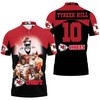 Tyreek Hill 10 Kc Chiefs Afc West Champs Super Bowl 2021 - 3D Polo Shirt For Fans