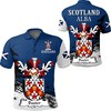 Unique And Distinctive: Baxter Scottish Family Crest Scotland Golf Polo Shirt With Personalized Print