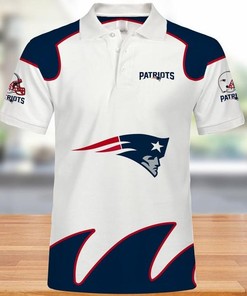 Unique Design - New England Patriots 3D All Over Print Polo Shirt