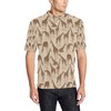 Unique Giraffe Pattern Polo Shirt For Men - For The Fashionable Giraffe Lover