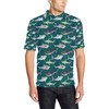 Unique Shark Style Print 3D Polo Shirt For Men - Gift For Dashing Men