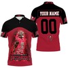 Unique Tampa Bay Buccaneers Cartoon Animated 3D Printed Polo Shirt For Fans