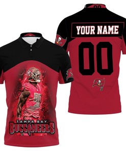 Unique Tampa Bay Buccaneers Cartoon Animated 3D Printed Polo Shirt For Fans