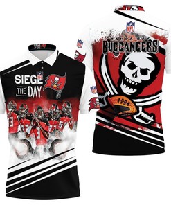 Unique Tampa Bay Buccaneers Siege The Day Nfc South Division Champions 2021 3D Polo Shirt - Perfect Fan Gift
