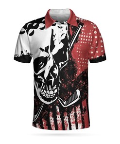 Unisex 3D Printed Skull Golf Polo Shirt - Perfect Gift For Golf Fans And Supporters Of Skulls