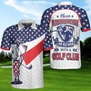 Unisex American Golfer Polo Shirt - Skull Design (Great Gift For Fans)