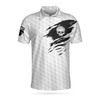 Unisex Polo Shirts For Golf Lovers With Skull Design - Perfect Gift For Skull And Golf Fans