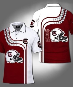 Unisex South Carolina Gamecocks All Over Print Polo Shirt - Stylish Gift For Fans