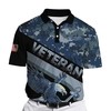 Us Navy Eagle Honor The Fallen Personalized Polo T-Shirt - Respectful Tribute