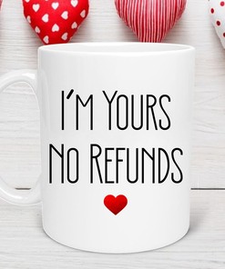 Valentine Heart Mug Set - Romantic Love Mug for Her and Valentines Day Gift for Him
