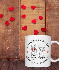 ValentineDay Gift Mug - Cute Valentines Gift - Gift Set for Him or Her