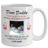 Valentines Day Gift For Daddy - Customized Coffee Mug - Gift For Dad - Twins Pregnant Coffee Cup - Valentine Mug Set