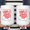 Valentines Day Gift - Sending You All My Love Coffee Mug for Couples