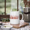 Valentines Day Mug, Hugs Kisses Xoxo, Romantic Cup for Couple in Love