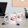 Valentines Day White Mug Set - Valentines Day Gifts For Him and Her Mug Set - Funny Design Love Mug Set