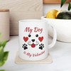 Valentines Dog Mug - Dog Lover Valentines Day Tea Cup Gift for Mom - My Dog is My Valentine Coffee Cup