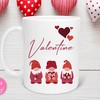 Valentine's Gnome Mug - Cute and Romantic Gnomes Couple Mug Set for Valentine's Day Gift