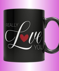 Valentines Mug I Really Love You - Love Mug Valentine Gifts Set
