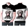 Vibrant And Eye-Catching Pitbull Lover 3D Polo Shirt With Polo Collar