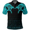 Viking Polo Shirt - The Raven Of Odin Tattoo Design - Show Your Viking Pride
