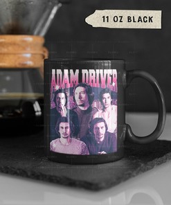 Vintage 90's Adam Driver Coffee Mug | Homage Art Mug for Fans | Ben Solo, Reylo, Sith Must-Have Mug