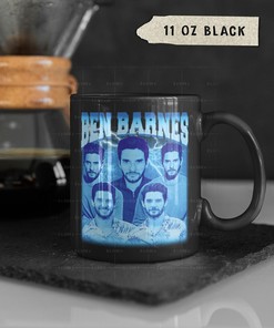 Vintage 90's Ben Barnes Coffee Mug | TS7 Shdw Bne Movie Homage Mug | Must-Have Tea Mug for Fans