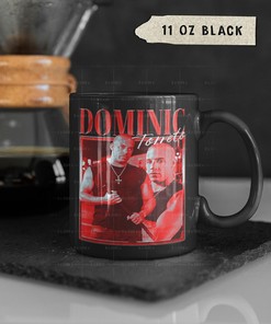 Vintage 90's Dominic Toretto Coffee Mug | The Fast and The Furious Homage Mug | Perfect Gift for Fans
