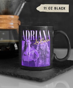 Vintage Mafia Homage Coffee Mug, Adriana La Cerva Retro 90s Mug, La Cosa Nostra Wise Guy American Crime Cup