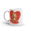 Vintage Puppy Valentine Mug - Can I Be Valentines With You Retro Coffee Mug
