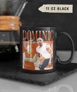 Vintage The Furious Coffee Mug with Vin Diesel and Dominic Toretto | Perfect Fan Gift