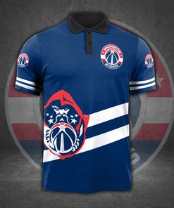 Washington Wizards 3D Printed Polo Shirts Collection