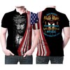 Way Maker Miracle Worker Us Flag Polo Shirt - Patriotic And Powerful