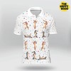White Neck Dachshund Polo Shirt - Perfect For Fans Of Light-Colored Shirts
