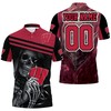 Wisconsin Badgers 3D Personalized Skull Polo Shirt - Perfect Hoodie For Fans