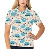Women'S 3D Sloth Print Polo Shirt - Fashionable Gift For Sloth Lovers
