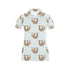Women'S 3D Sloth Print Polo Shirt - Unique Gift For Sloth Lovers