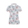 Women'S 3D Snowman Print Polo Shirt - Adorable Gift For Fans Of Snowmen