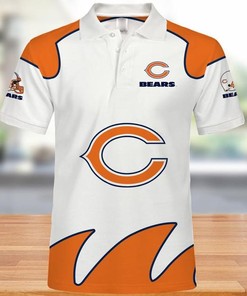 Women'S Button Up Polo Shirt - Ideal Gift For Female Fans (Chicago Bears)